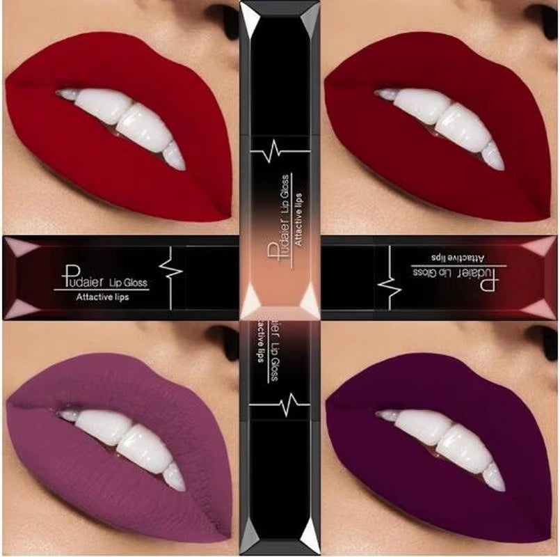 21 Color Lip Gloss Waterproof Matte Liquid Lipstick Moisturizing Lip Gloss Lip Makeup Beauty Cosmetics