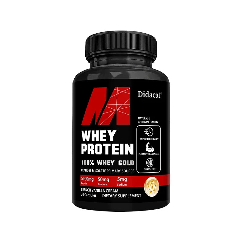 Whey Protein Capsule - Fuels Muscles for Productive Workouts