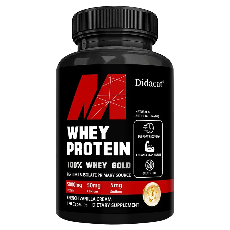 Whey Protein Capsule - Fuels Muscles for Productive Workouts