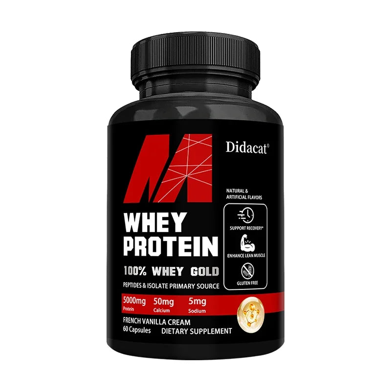 Whey Protein Capsule - Fuels Muscles for Productive Workouts