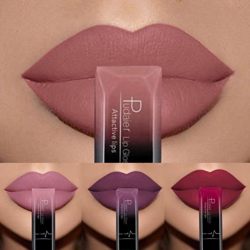21 Color Lip Gloss Waterproof Matte Liquid Lipstick Moisturizing Lip Gloss Lip Makeup Beauty Cosmetics