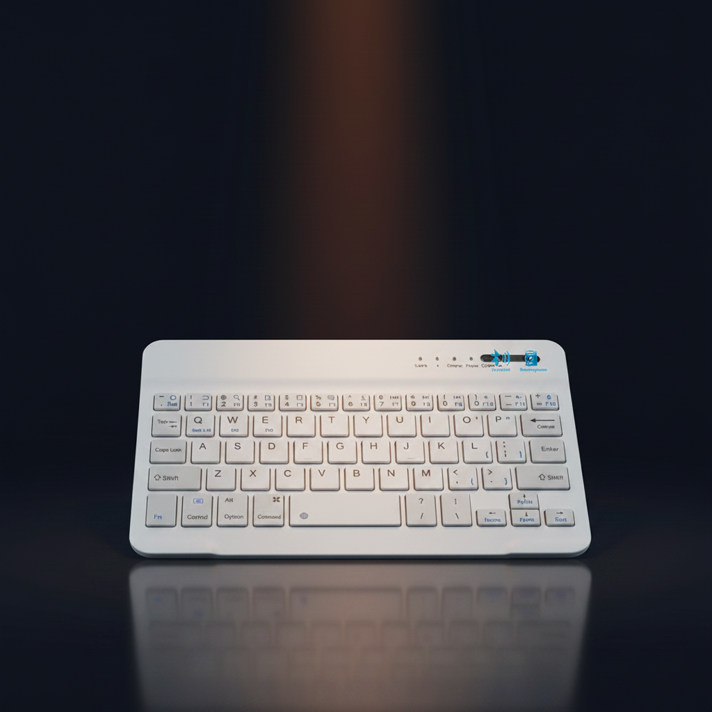 Clavier Bluetooth Blanc