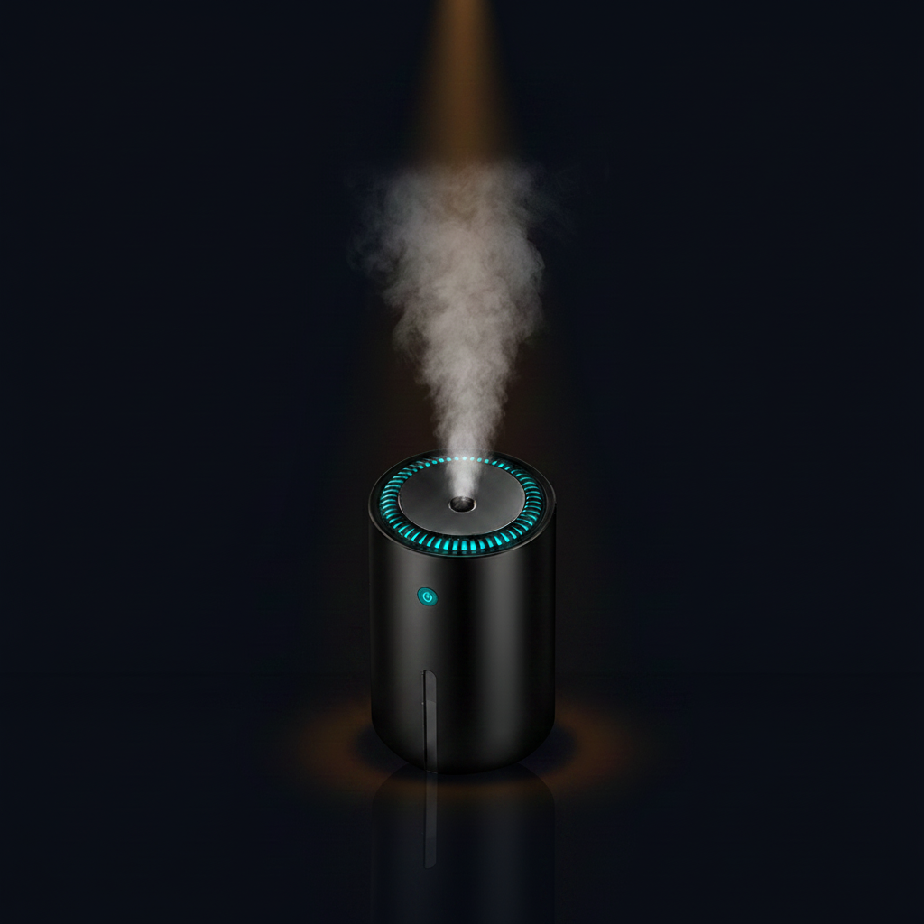 Diffuseur Noir LED Bleu