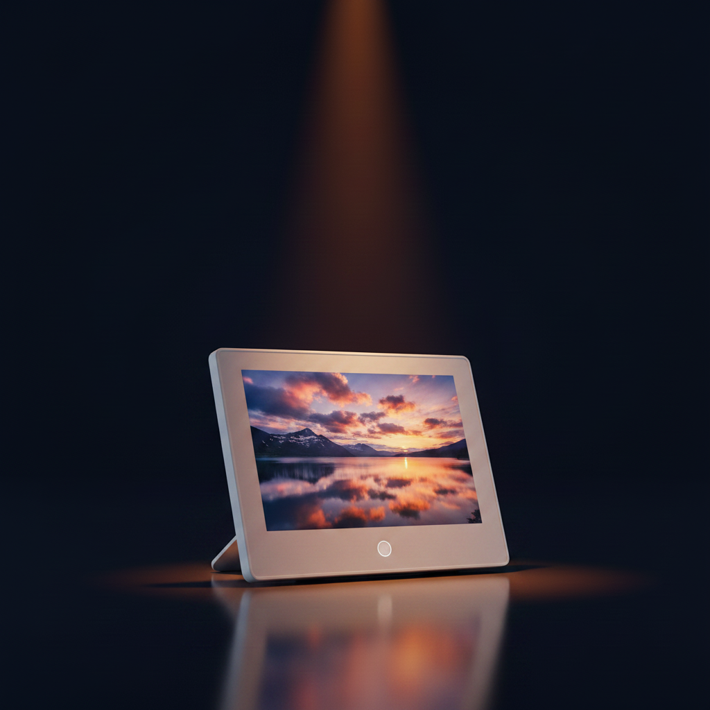 Digital Photo Frame Blanc
