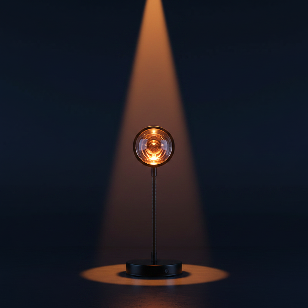 USB Rainbow Projection Desk Lamp
